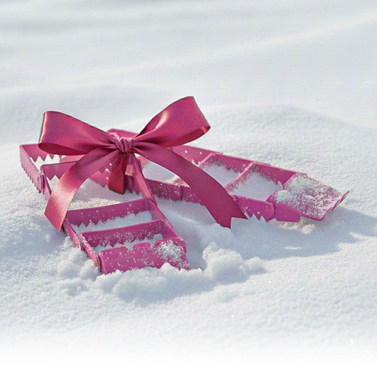 Foldable Steel Pink Traction Aids